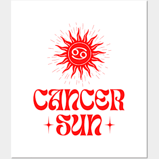 Cancer Sun | Born in June and July | Astrology Zodiac Sign Cancer Birthday Gifts Posters and Art